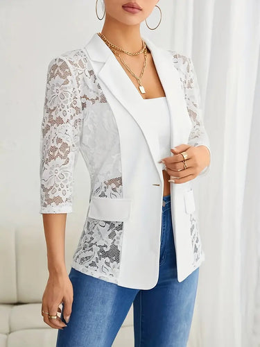 Heidi-Mode | Spitzen Blazer Jacke