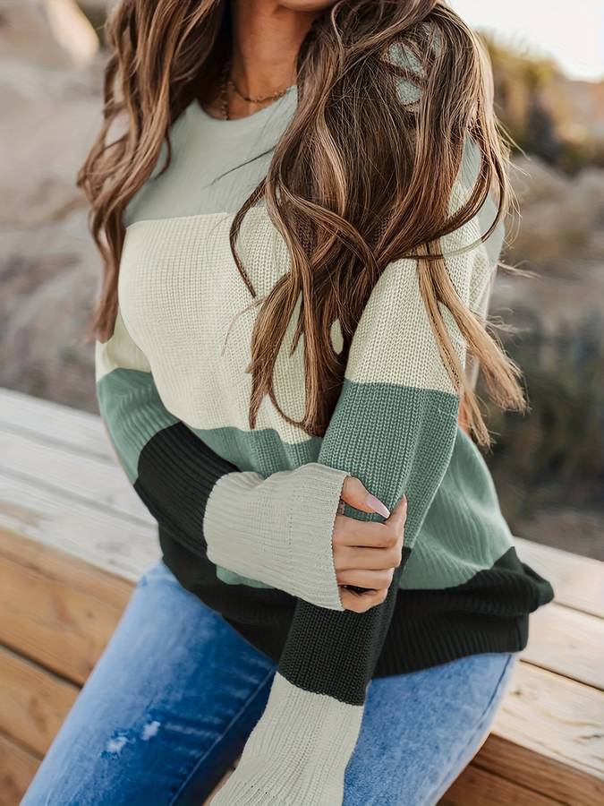 Heidi-Mode | Gestreifter Pullover