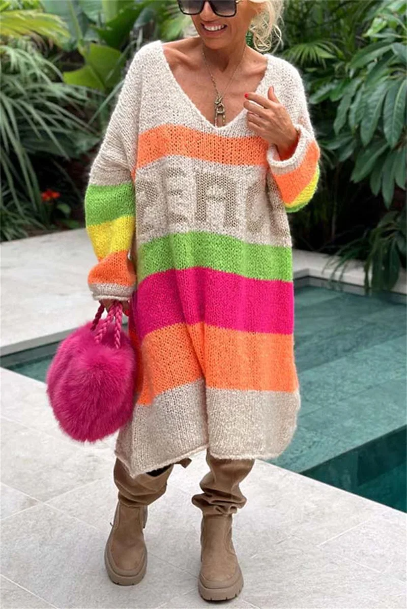 Regenbogen-Cardigan