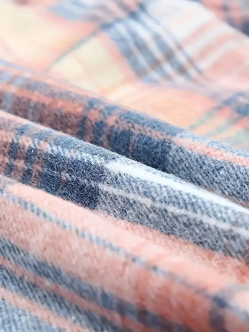 Heidi-Mode | Karierter Reißverschluss-Jacke