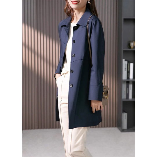 Modischer Trenchcoat Jacke Tailliert Damen