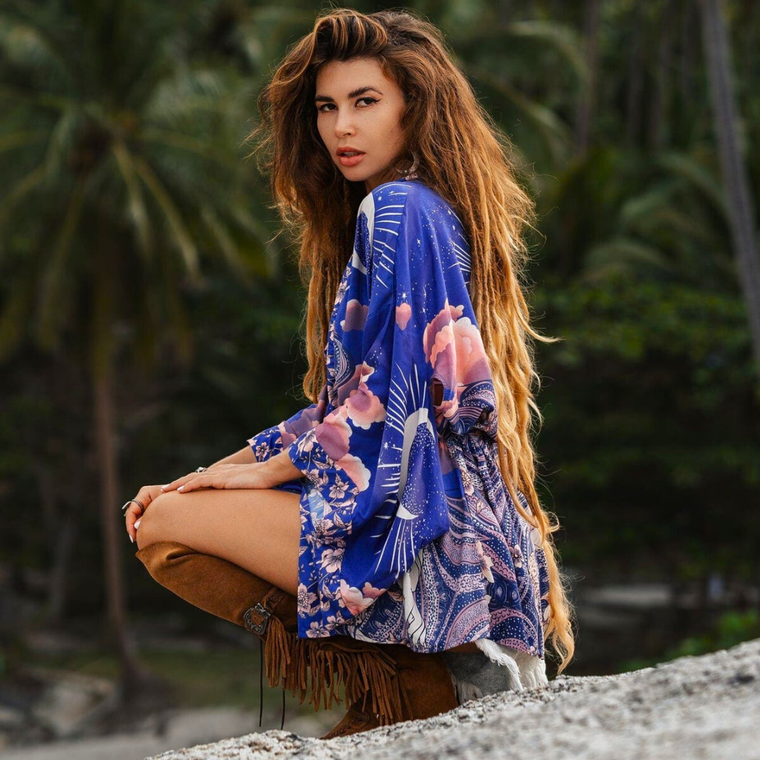 Heidi-Mode | Blaumond Damen Kimono