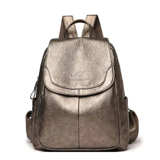 Heidi-Mode | Diebstahlsicherer Lederrucksack Für Stilvolle Frauen