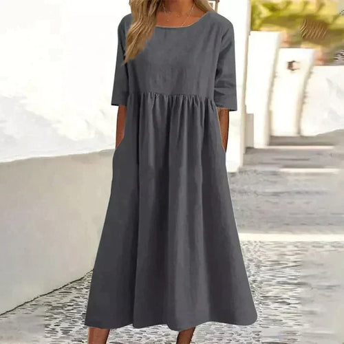 Elegantes Kleid aus Baumwolle