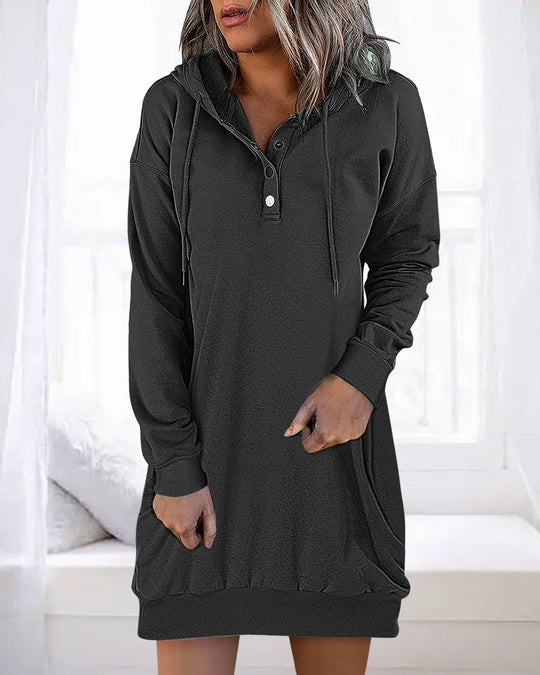 Heidi-Mode | Baumwoll-Pullover Hoodie Mit Kapuze Für Damen