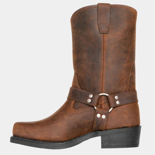 Heidi-Mode | Robuste Cowboystiefel Vintage-Look für Abenteuer