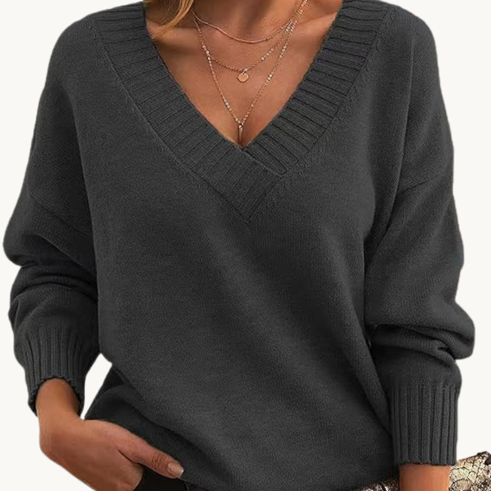 Heidi-Mode | Kaschmir-Pullover Mit V-Ausschnitt Für Frauen