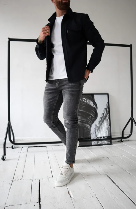 Hemdjacke mit Knopfleiste