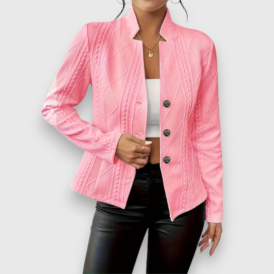 Heidi-Mode | Handgefertigte Blaue Jacke für Damen