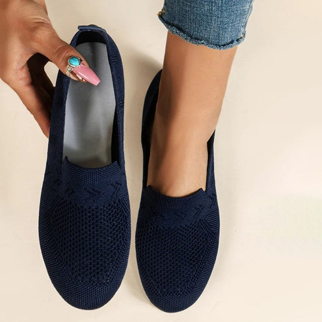 Heidi-Mode | Blaue Atmungsaktive Mesh Schuhe