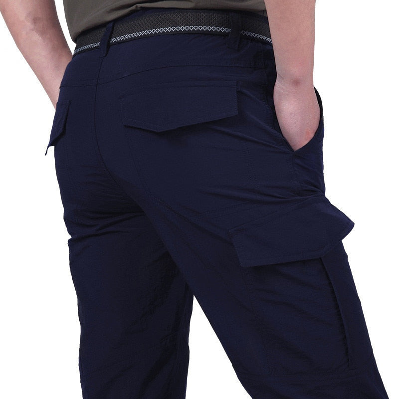 Heidi-Mode | Funktionale und Stilvolle Herren Cargo Hose mit Praktischen Klappen Taschen