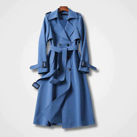 Heidi | Langer eleganter Trenchcoat für Damen