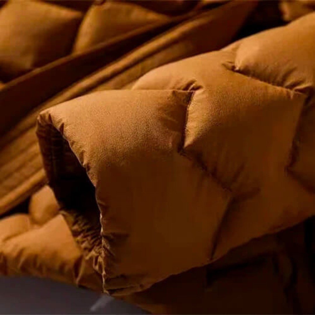 Heidi-Mode | Damen Stepp-Pufferjacke mit Gürtel