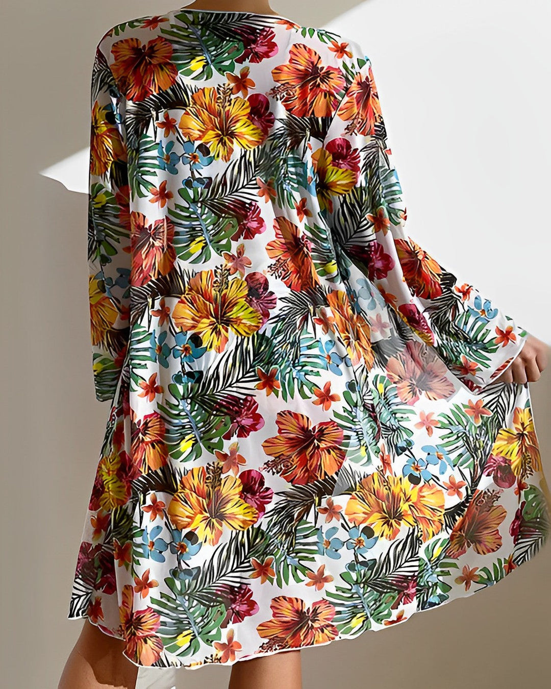 Heidi-Mode | Tropische Blüte Bikini Satz für Damen Farbenfroh & Bequem