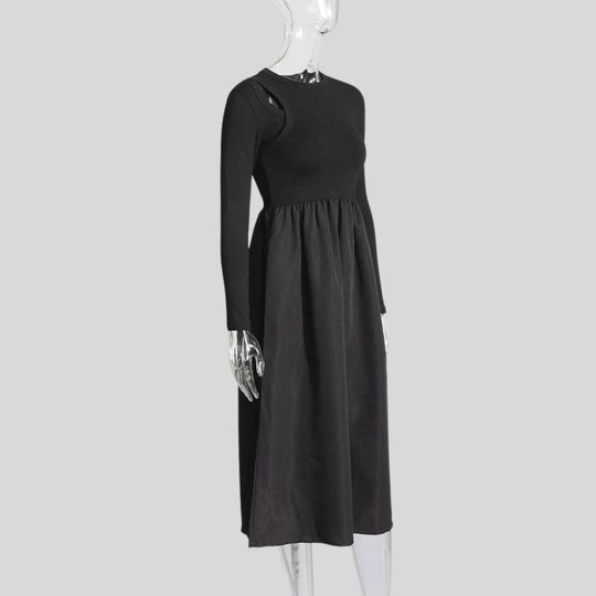 Elegantes Midikleid mit Ausschnitt