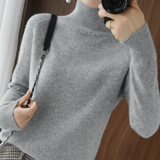 Heidi-Mode | Rollkragen Pullover aus Merinowolle