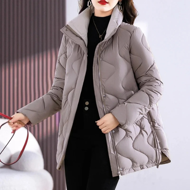Heidi-Mode | Elegante gesteppte Jacke mit Stehkragen für einen Smart-Look Ideal für Herbst/Winter