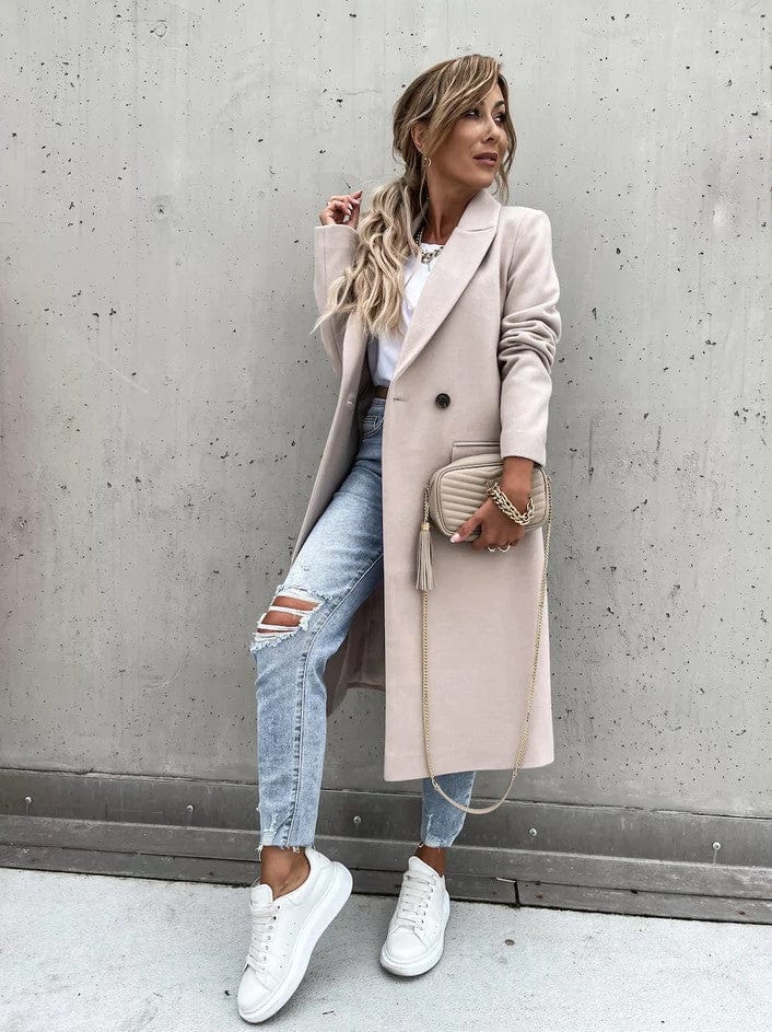 Heidi-Mode | Langes Daunenjacke Eleganter Zeitloser Stil Ideal Für Den Winter