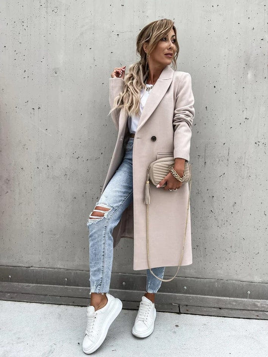 Heidi-Mode | Langes Daunenjacke Eleganter Zeitloser Stil Ideal Für Den Winter