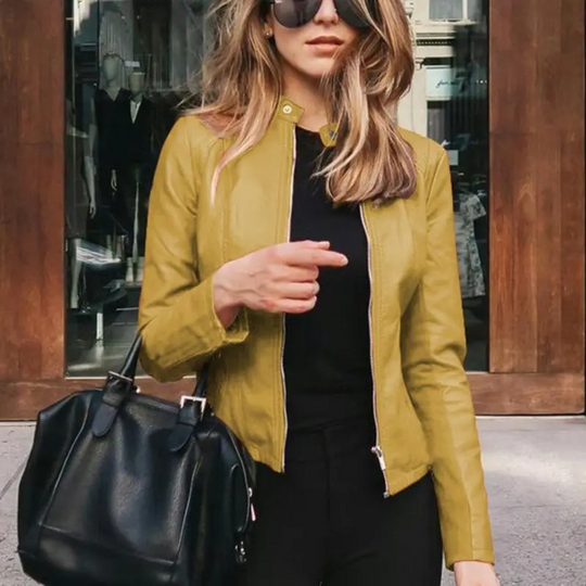 Heidi-Mode | Damen Leder Motorradjacke