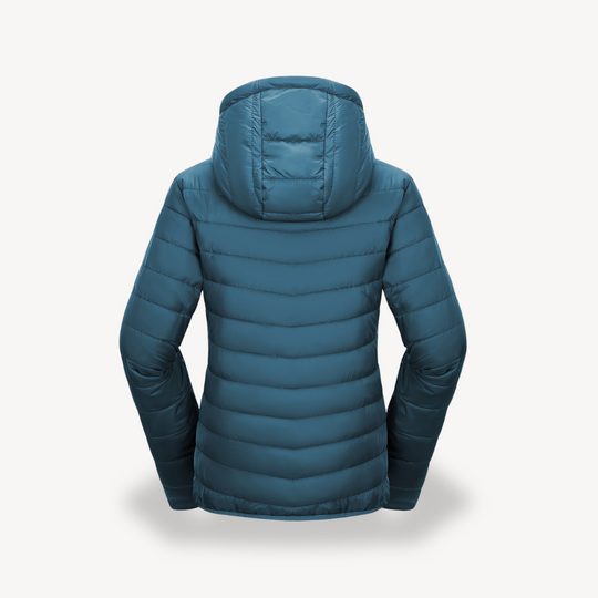 Heidi-Mode | Damen Packable Puffer Jacke mit Kapuze