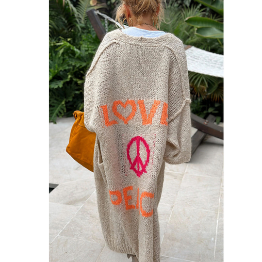 peace strickjacke - Ibiza