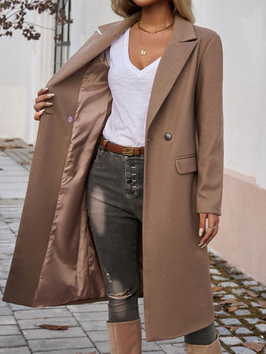 Heidi-Mode | Langer Damenmantel mit Taschen
