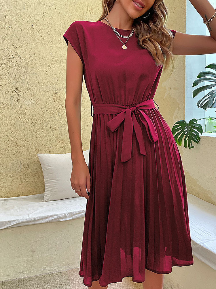 Elegante Midi-Kleid Frauen