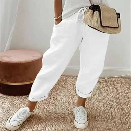 Heidi-Mode | Bequeme Hose aus Leinen