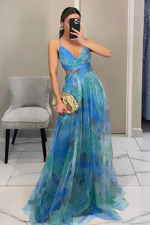 Heidi-Mode | Enchant My Love Print Maxi Kleid