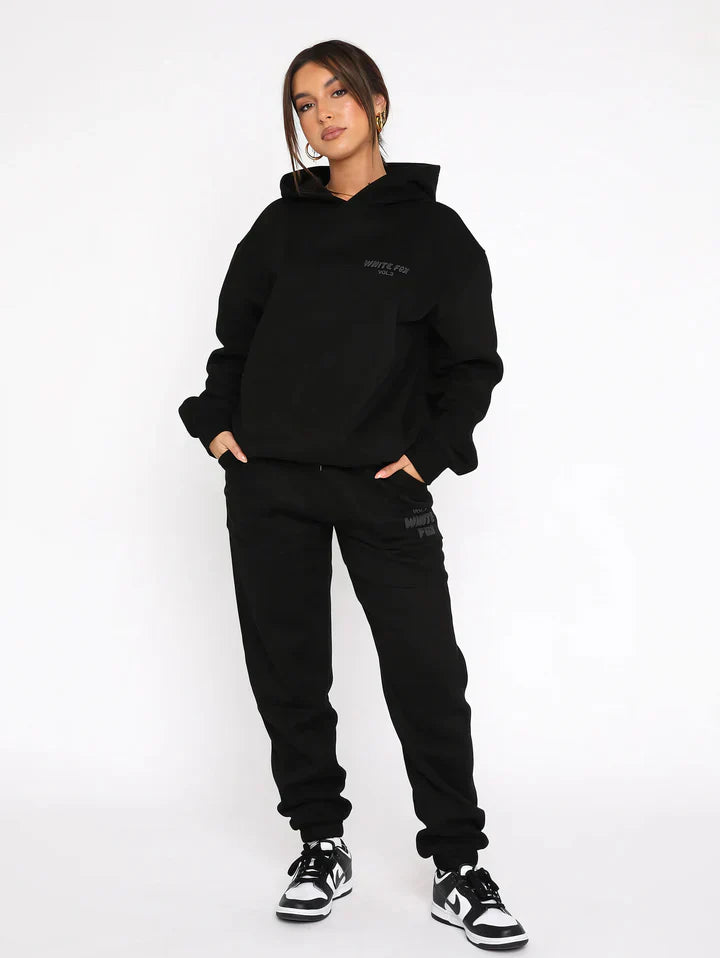 Damen Trainingsanzug Jogging Hoodie Set