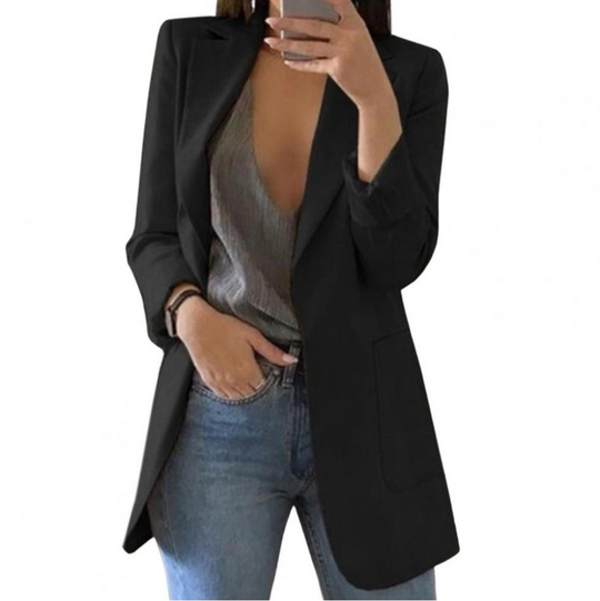 Heidi-Mode | Stilvolle Blaue Jacke für Damen