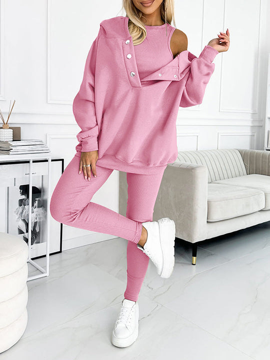Heidi-Mode | Modisches Damen Sweatshirt Set mit Jogginghose