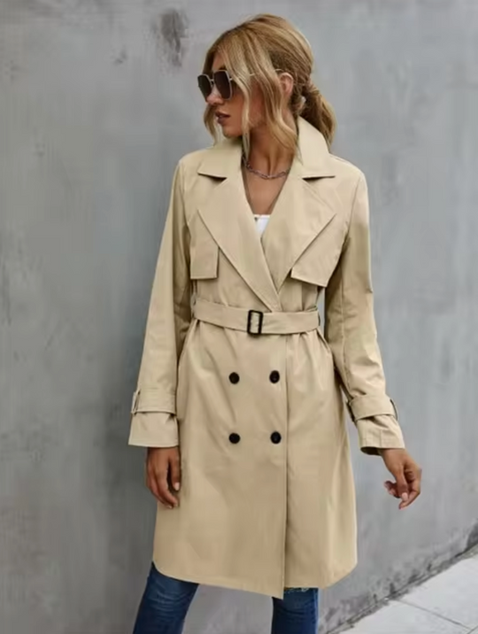 Heidi-Mode | Lässiger langer Trenchcoat - Stilvoll & Warm