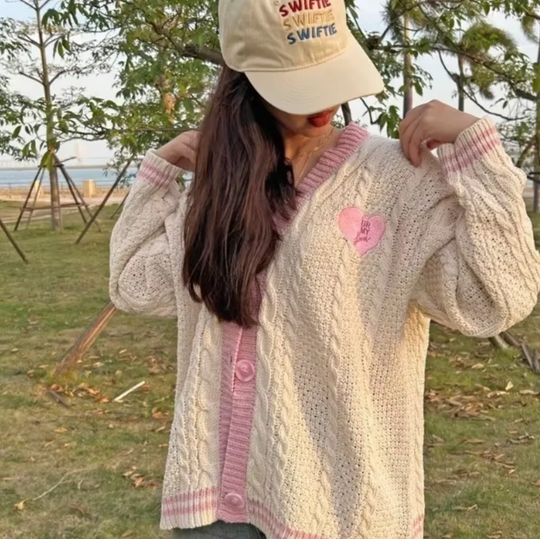 Heidi-Mode | Oversized Strickjacke