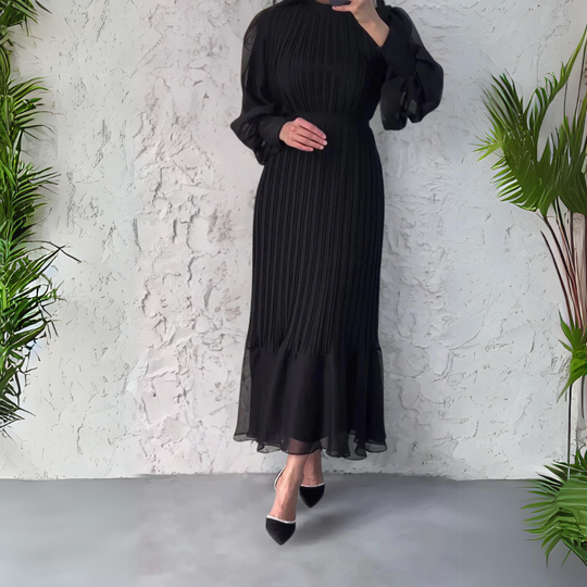 Heidi-Mode | Plissee Elegantes Kleid
