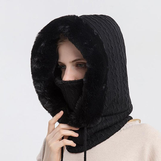 Heidi-Mode | Damen Schal Mit Kapuze