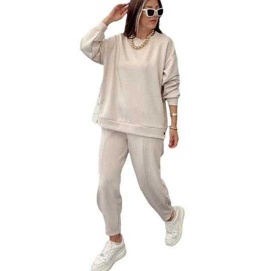 Heidi-Mode | Sport suit with casual pants and ankle band