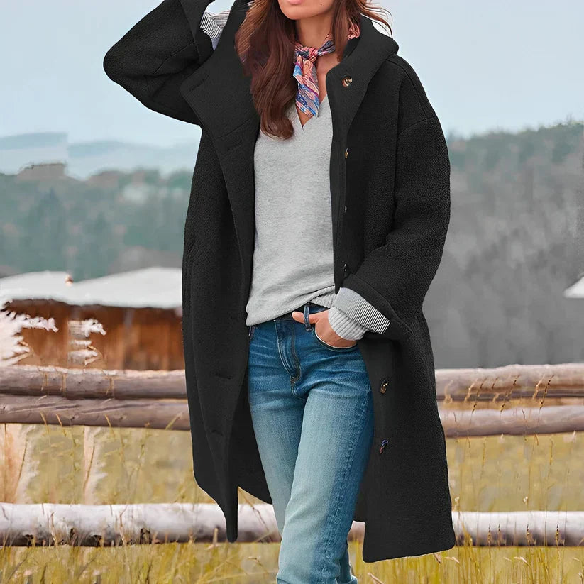 Heidi-Mode | Manteau Long À Capuche