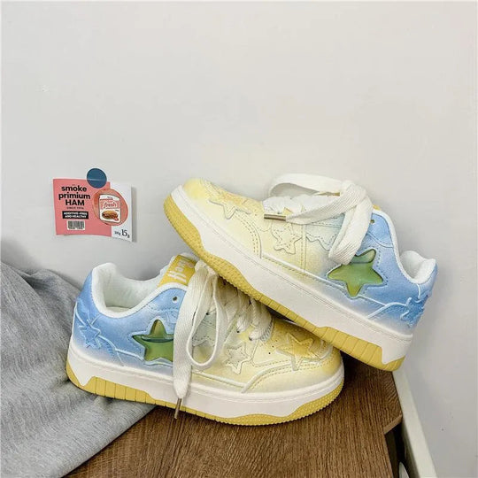 Heidi-Mode | Sneaker Damen mit Farbverläufen