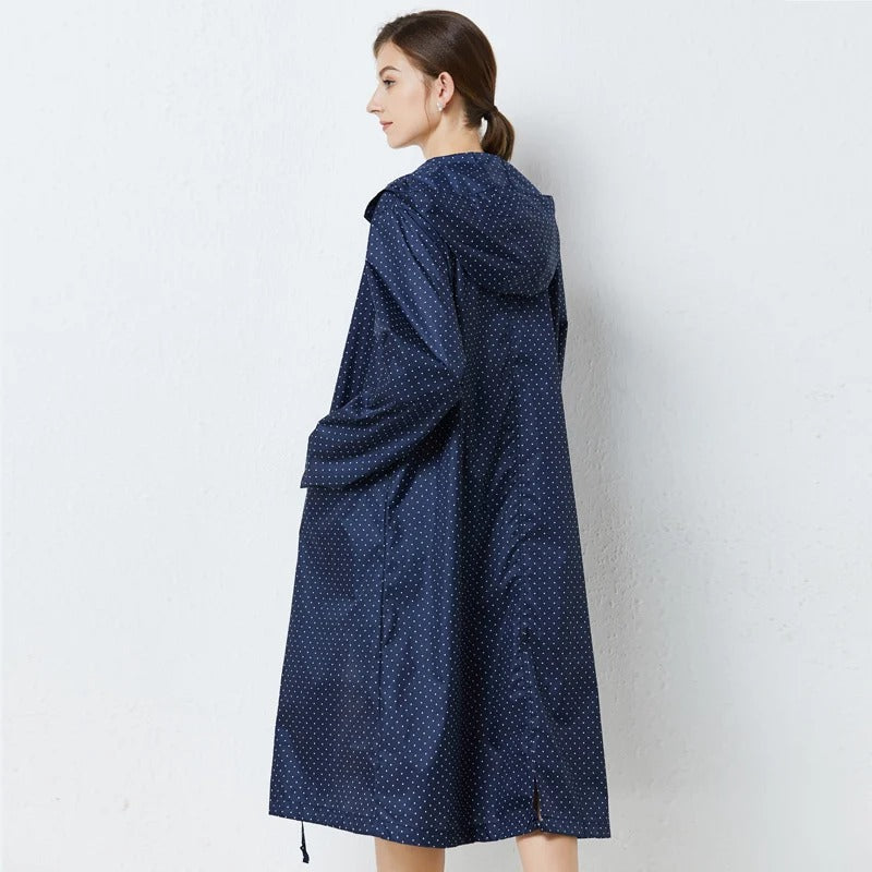 Heidi-Mode - Robuster Regenmantel mit Kapuze für Damen