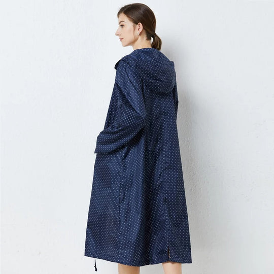 Heidi-Mode - Robuster Regenmantel mit Kapuze für Damen