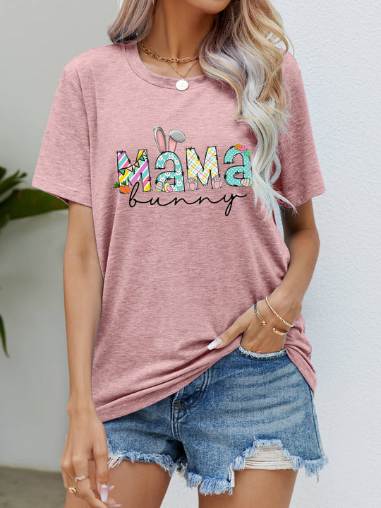 Heidi-Mode | Mama Bunny Ostern Grafik T-Shirt