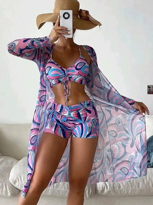 Heidi-Mode | Driedelige bikini zwempak voor vrouwen