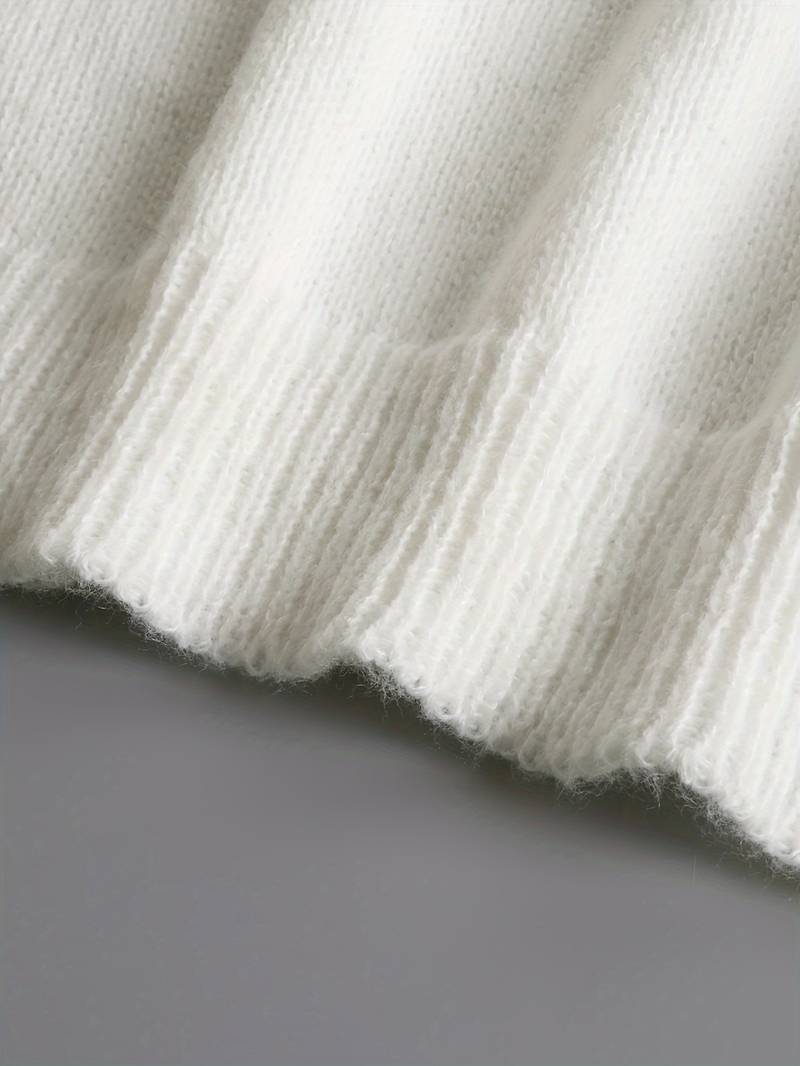 Heidi-Mode | Stylischer Pullover mit V-Ausschnitt für Damen Trendy und Bequem
