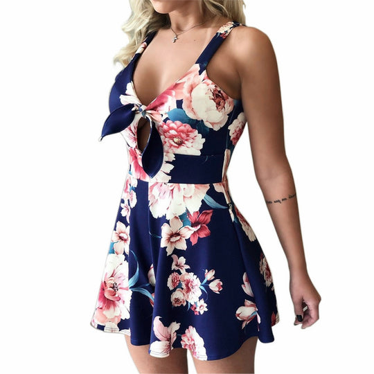 Heidi Mode | Hosenträger Brust Schleife Lace-Up Jumpsuit