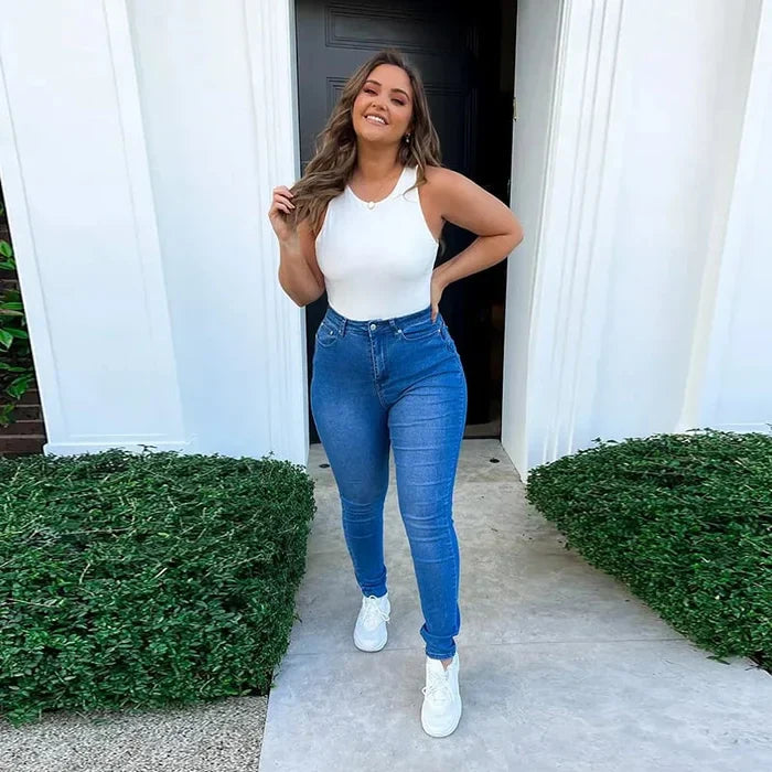 Heidi-Mode | Bauch Kontrolle Jeans für Damen
