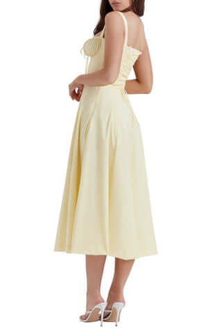 Heidi-Mode | Blumen Kleid mit Korsett