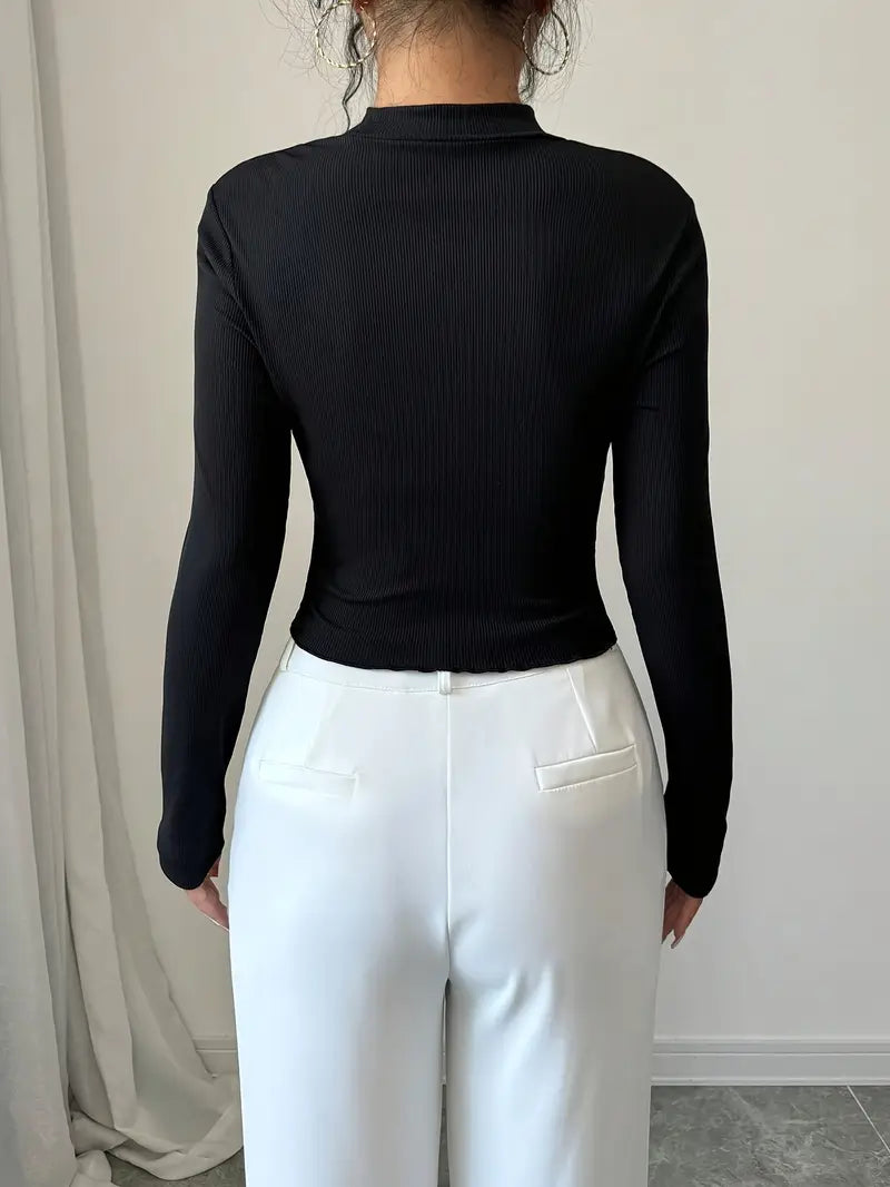 Heidi-Mode | Elegantes Schwarzes Top