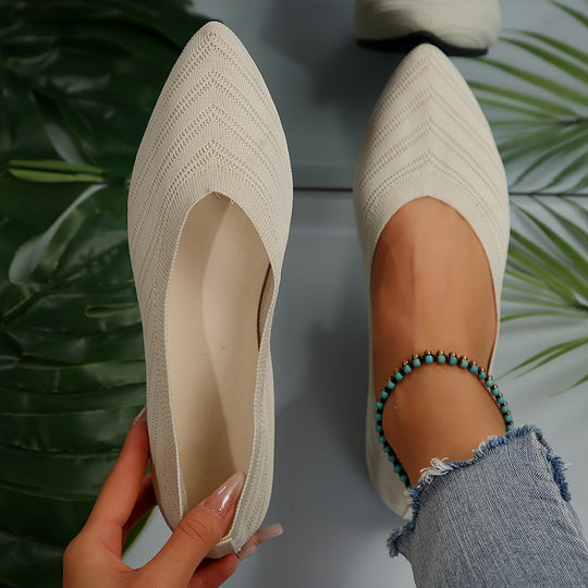 Heidi-Mode | Ballerinas für Damen Slip On Atmungsaktive Wohnungen